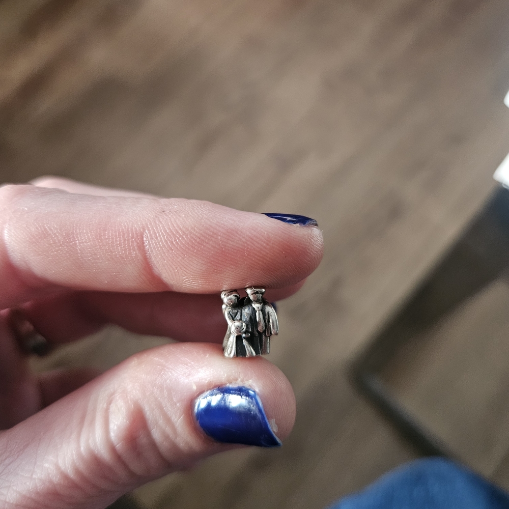 Chamilia Silver Couple Charm Retired